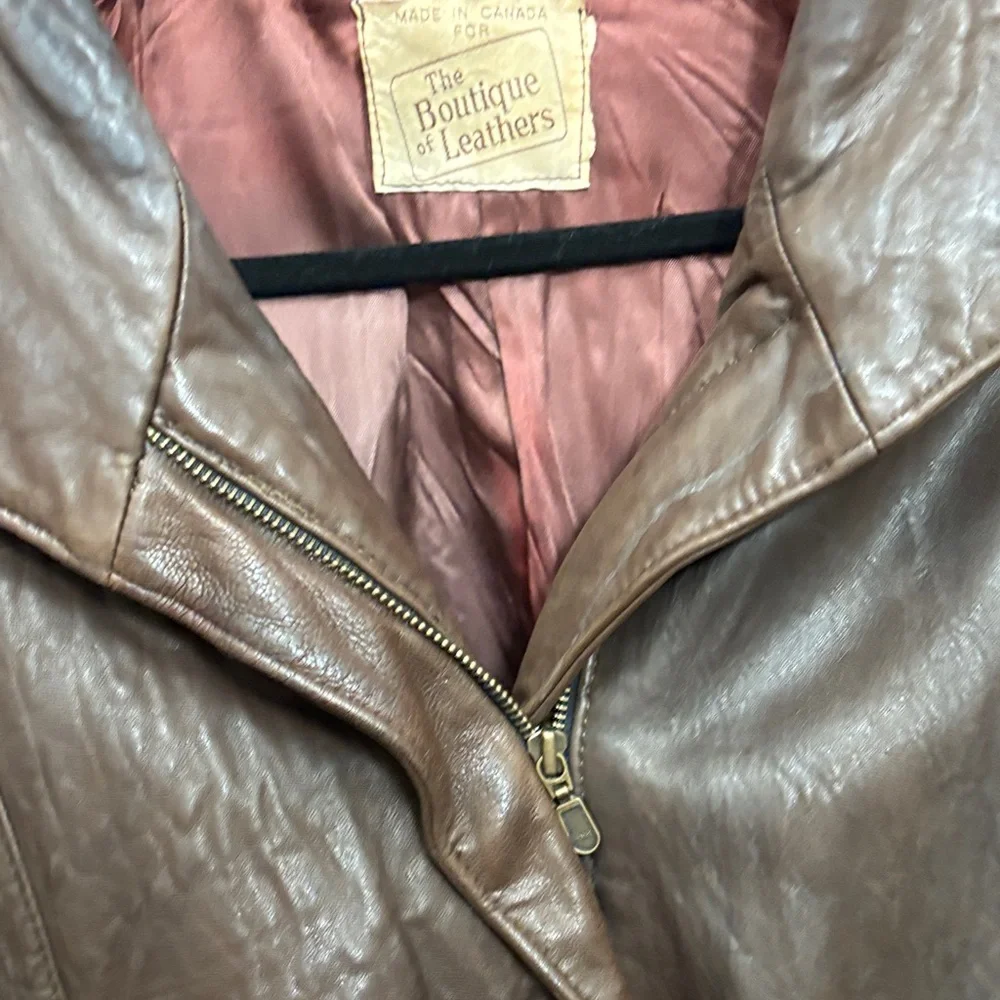 Boutique of Leather Rich Brown Jacket - Picture 3 of 4